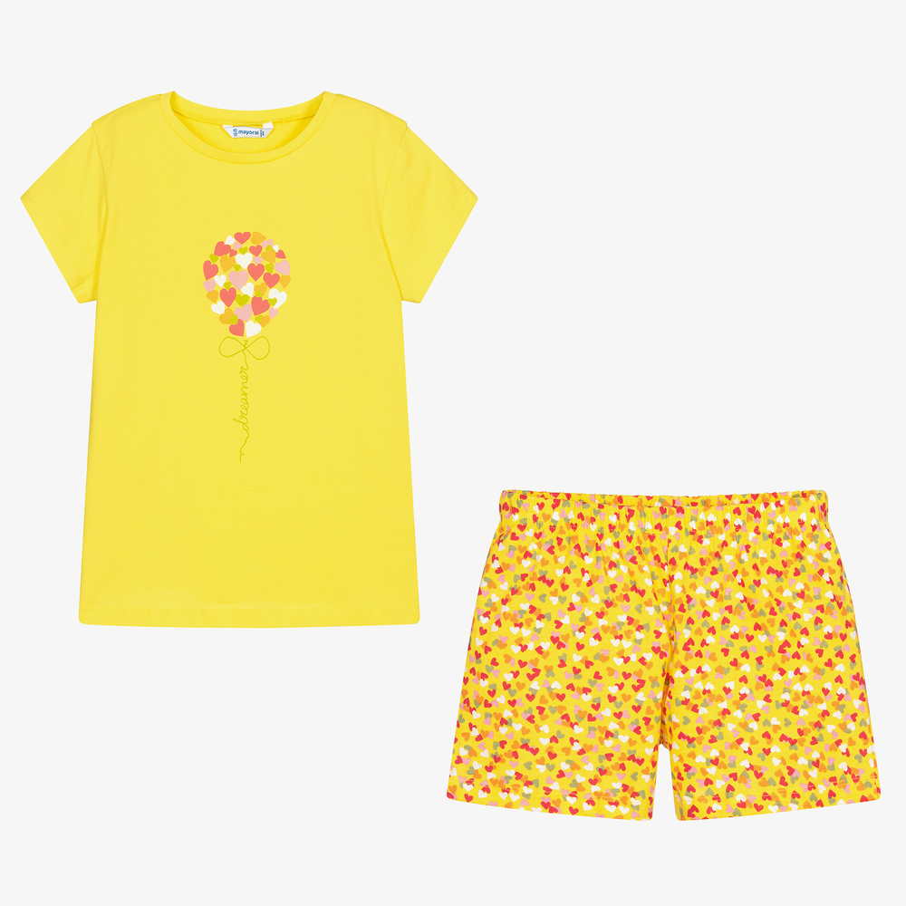 Mayoral - Teen Girls Yellow Pyjamas | Childrensalon