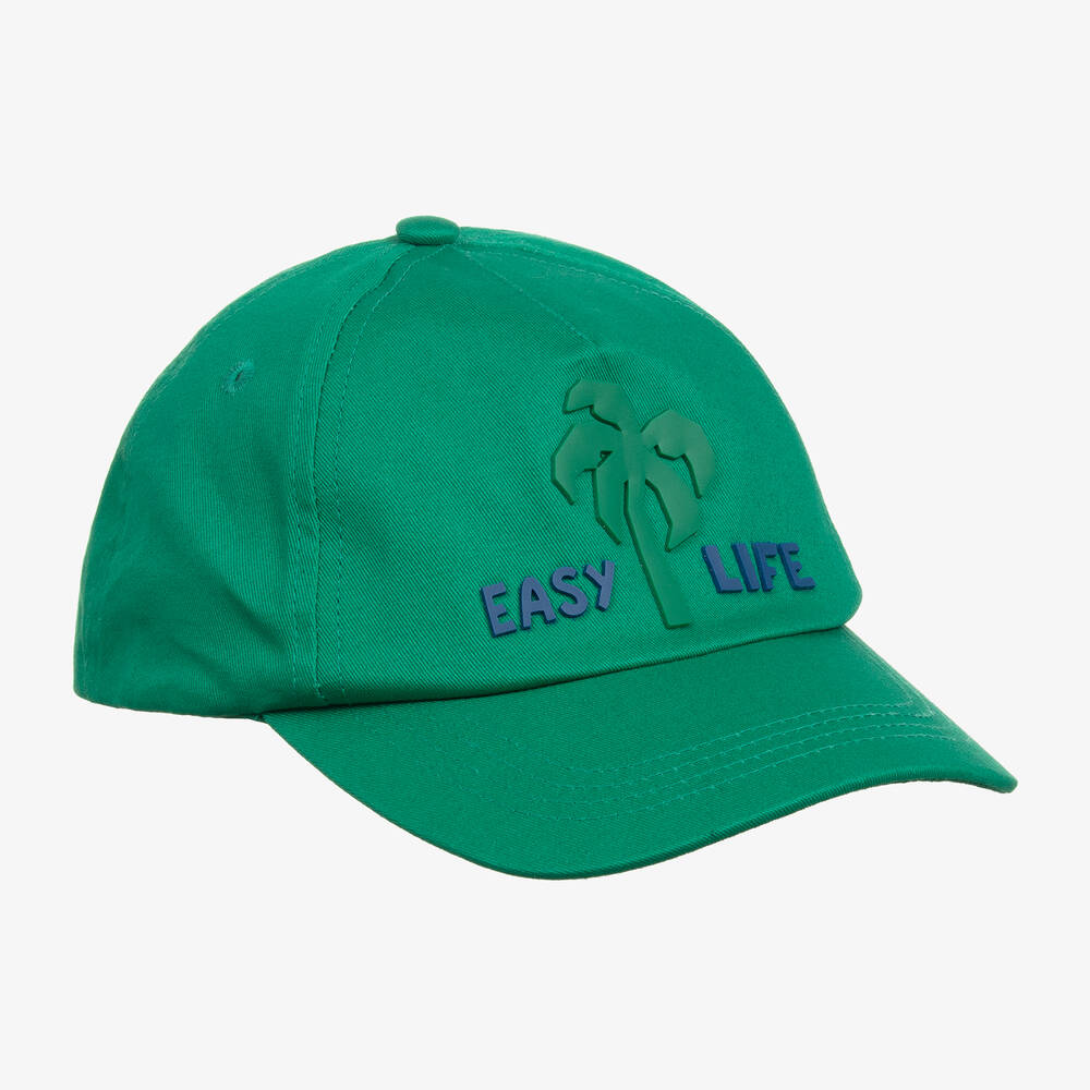 Mayoral-Teen Green Cotton Palm Tree Cap | Childrensalon Outlet