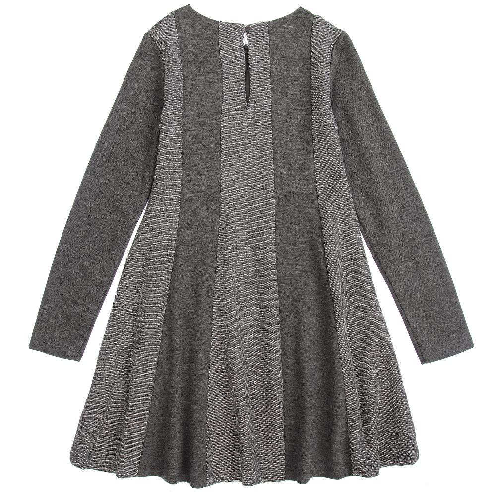 Mayoral-Teen Grey Glitter Dress | Childrensalon Outlet