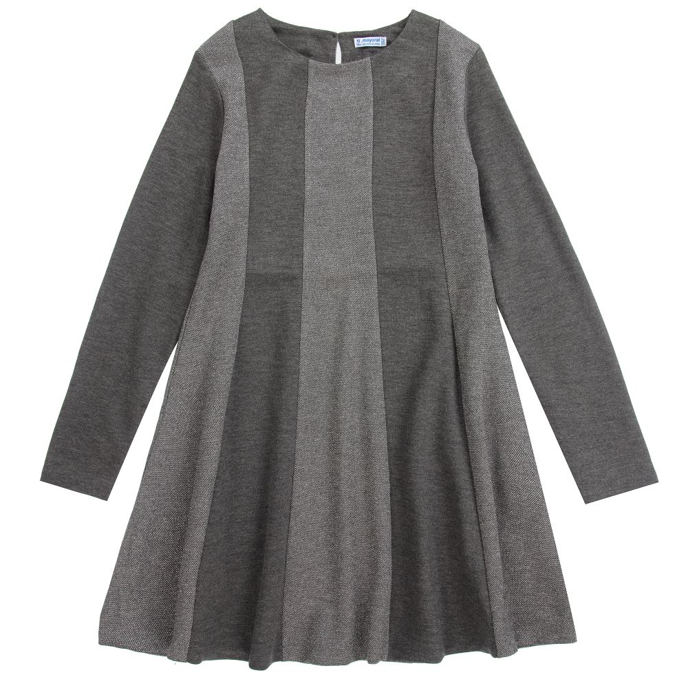 Mayoral - Teen Grey Glitter Dress | Childrensalon