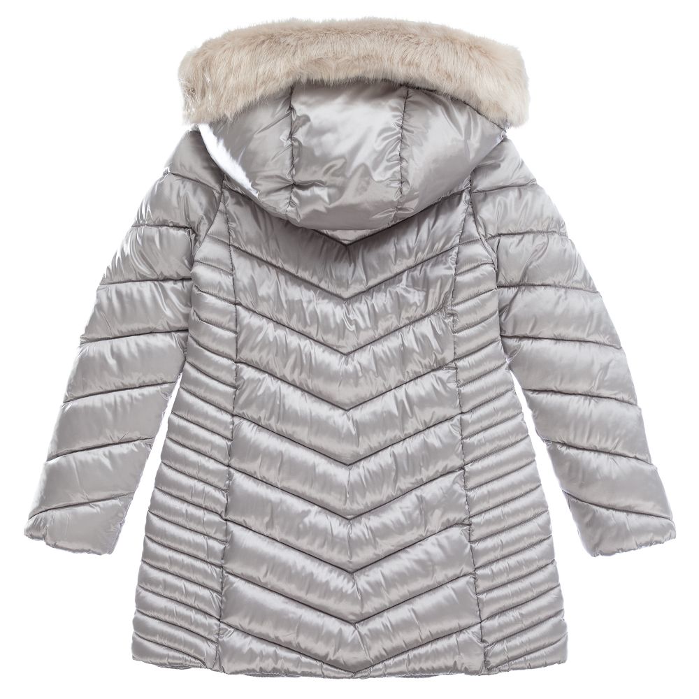 Mayoral silver coat new arrivals