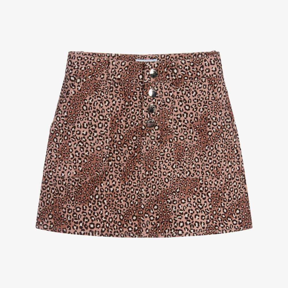 Mayoral-Teen Leopard Print Mini Skirt | Childrensalon Outlet