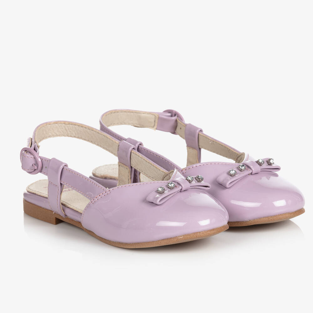 Lilac top coloured shoes