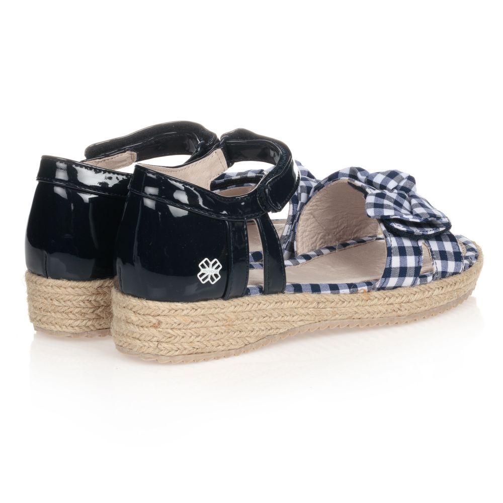 Mayoral-صندل تينز بناتي جلد صناعي لون كحلي | Childrensalon Outlet