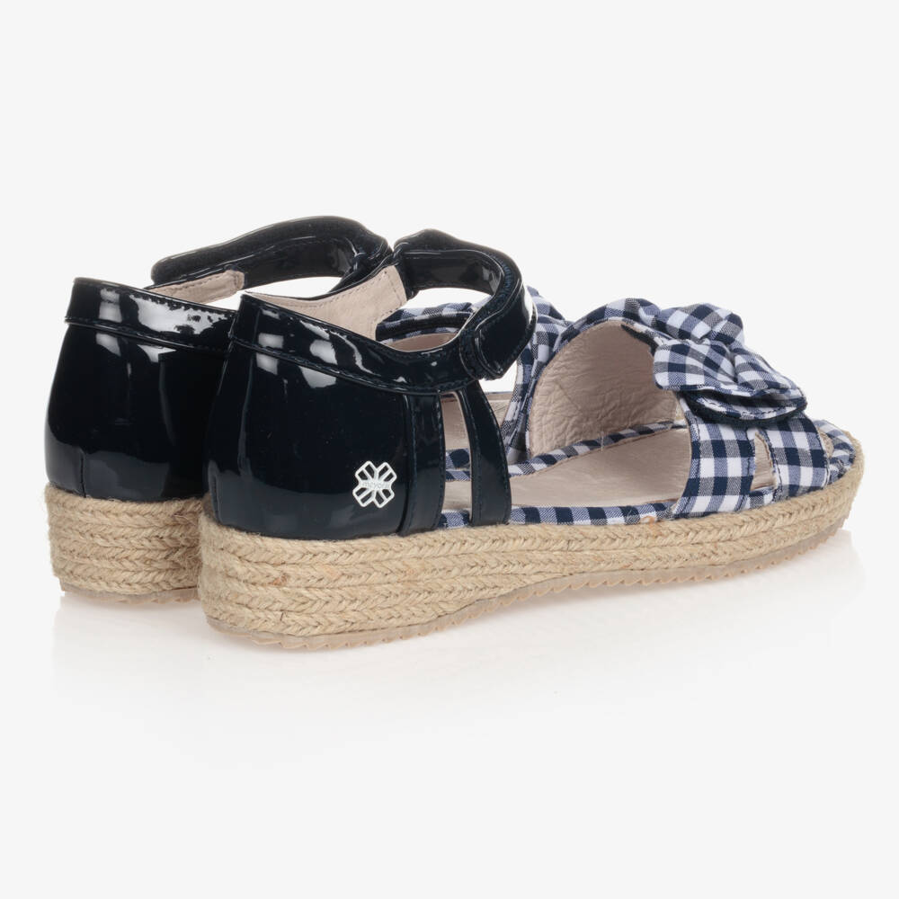 Mayoral-صندل تينز بناتي جلد صناعي لون كحلي | Childrensalon Outlet