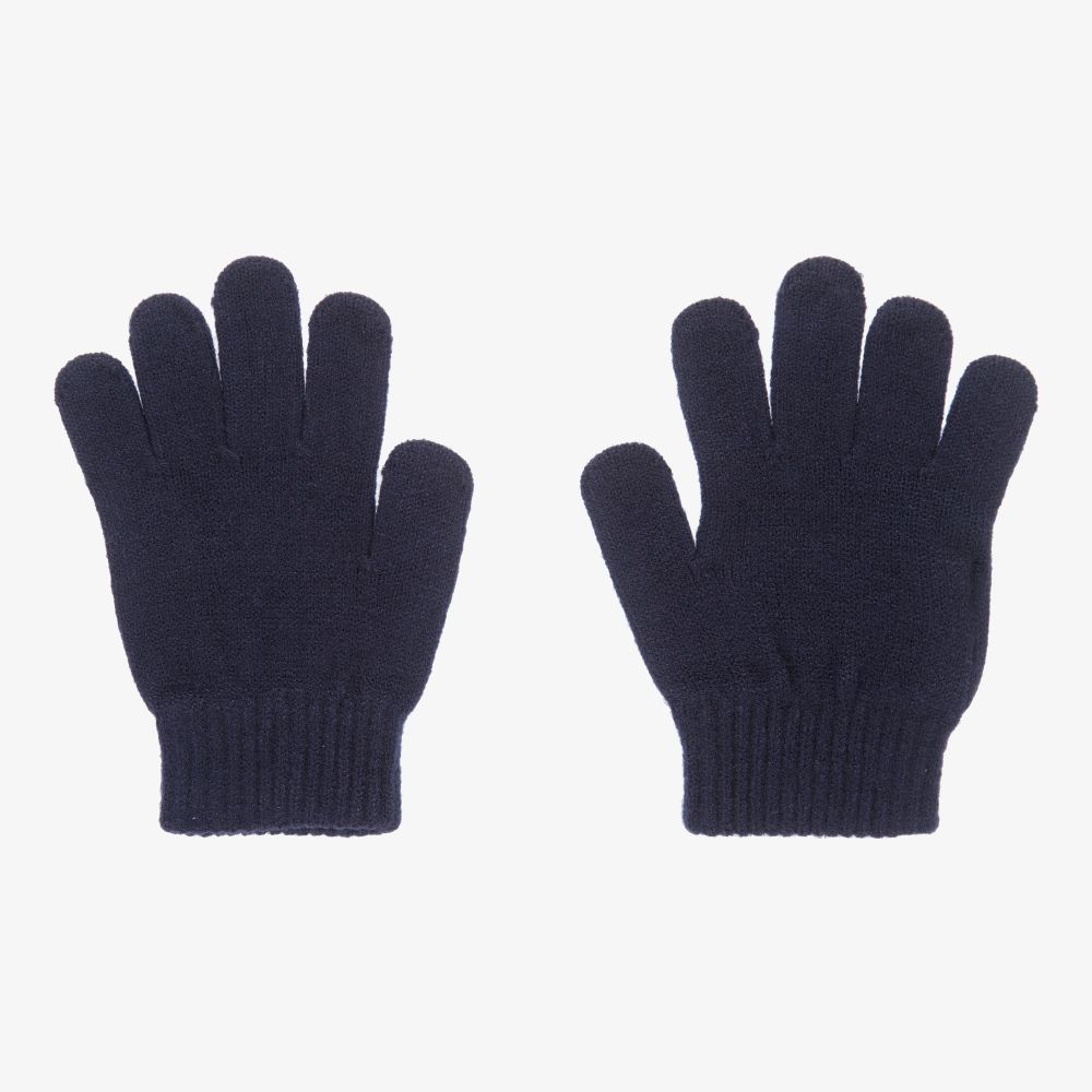 Mayoral - Teen Navy Blue Knit Gloves | Childrensalon