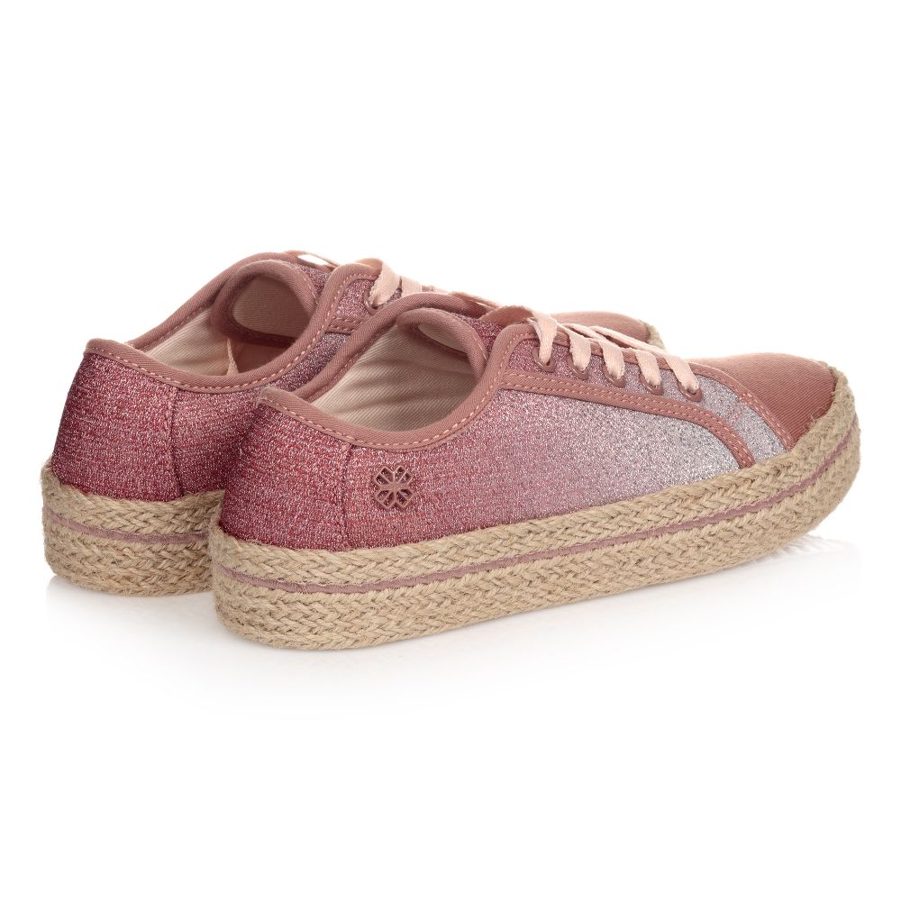 Mayoral-Teen Pink Glitter Trainers | Childrensalon Outlet