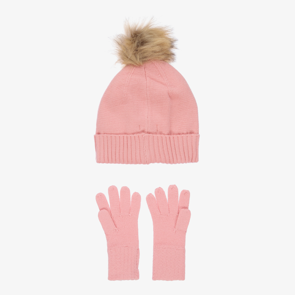 Mayoral-Teen Pink Hat, Scarf & Gloves | Childrensalon Outlet