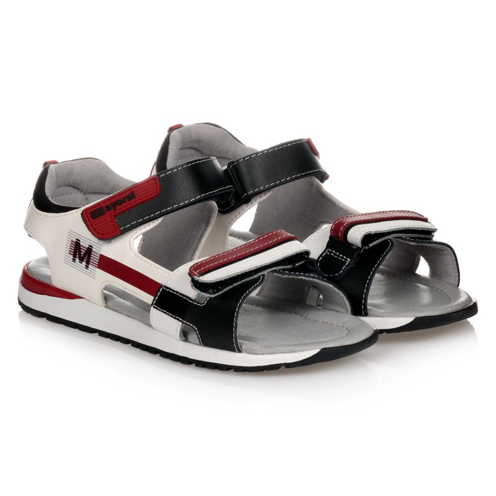 Mayoral - Teen Red & Black Sandals | Childrensalon