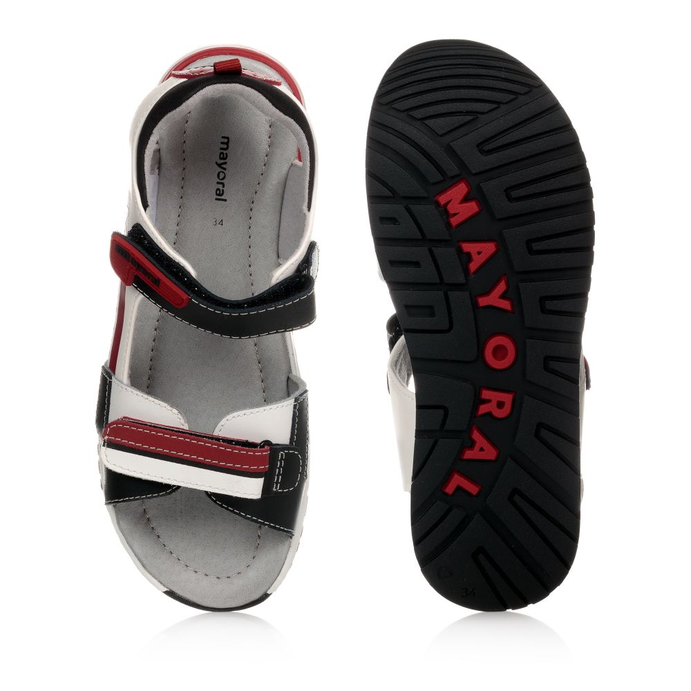 Mayoral-Teen Red & Black Sandals | Childrensalon Outlet