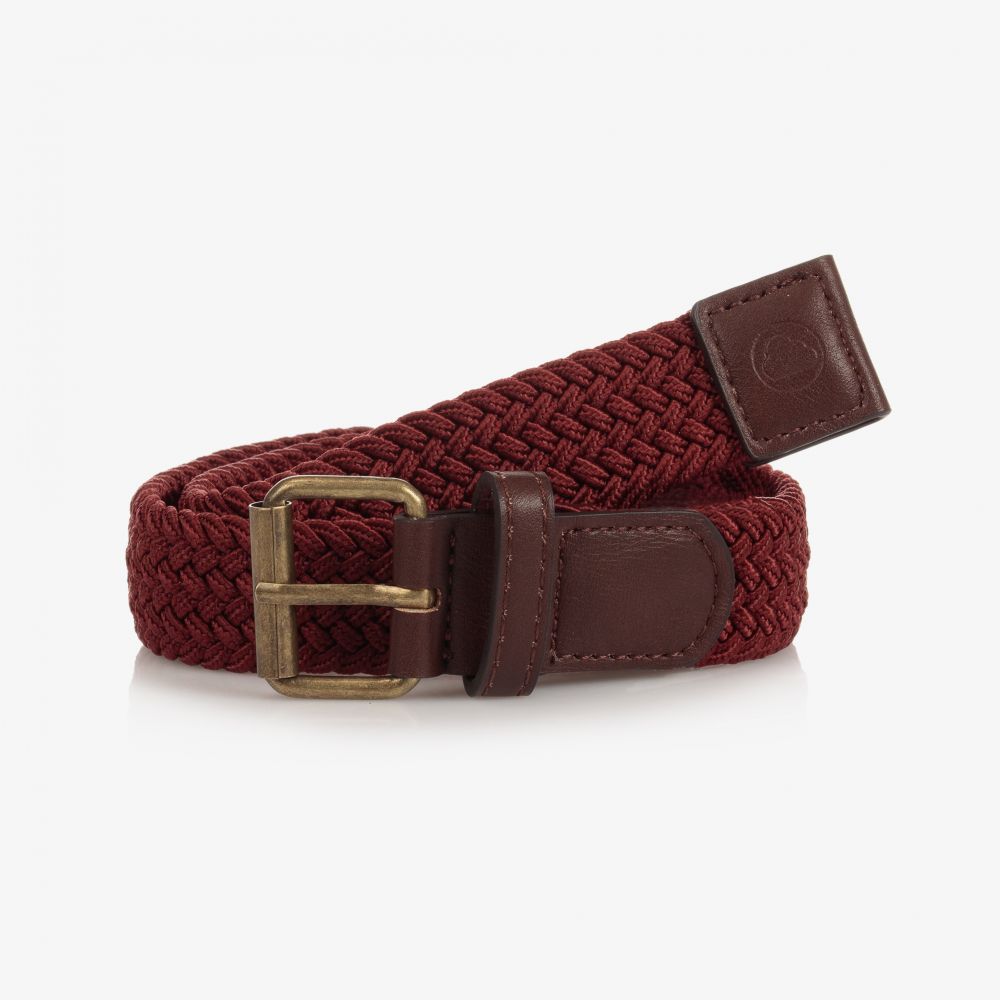 Mayoral - Ceinture tressée rouge Ado | Childrensalon