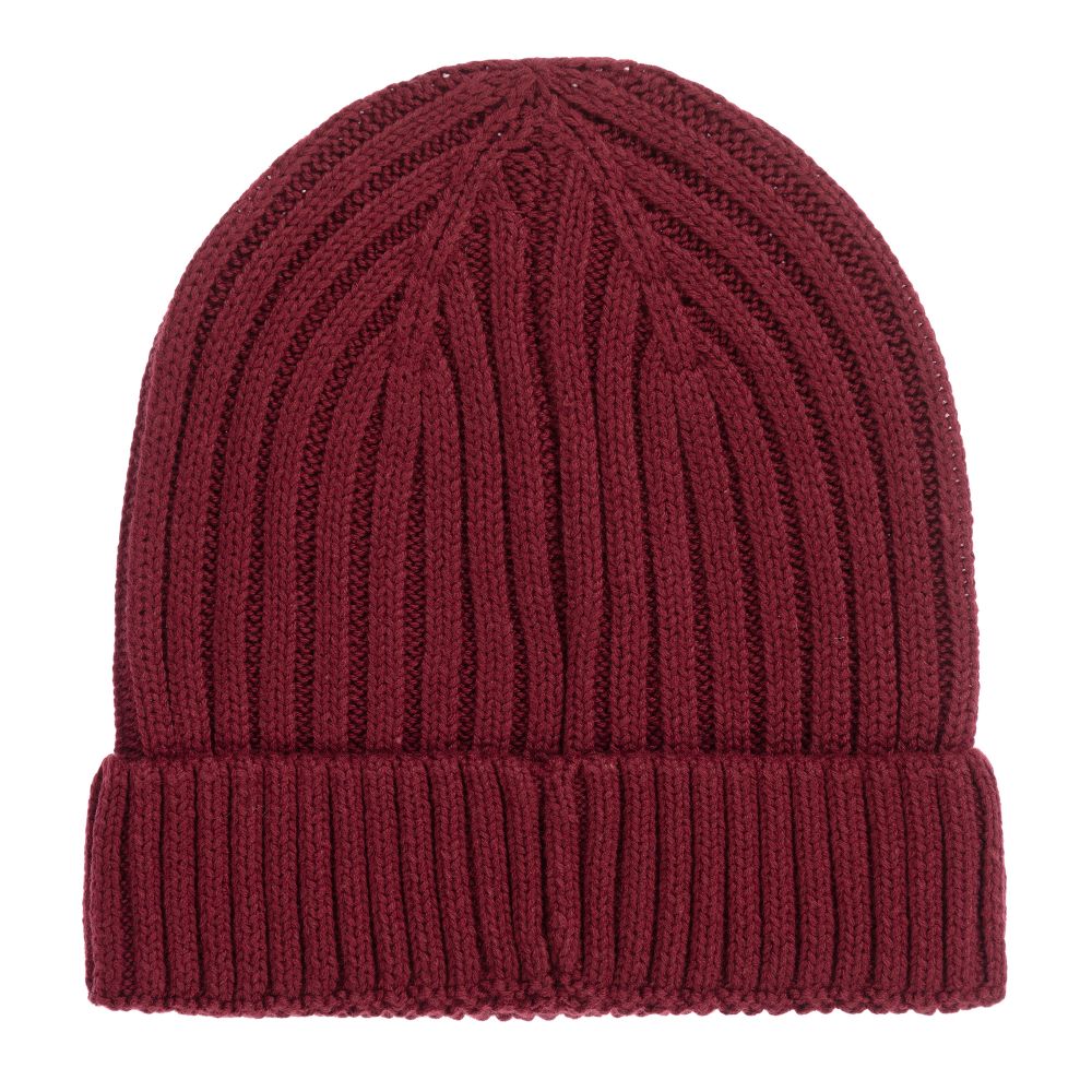 Mayoral-Teen Red Knitted Hat | Childrensalon Outlet