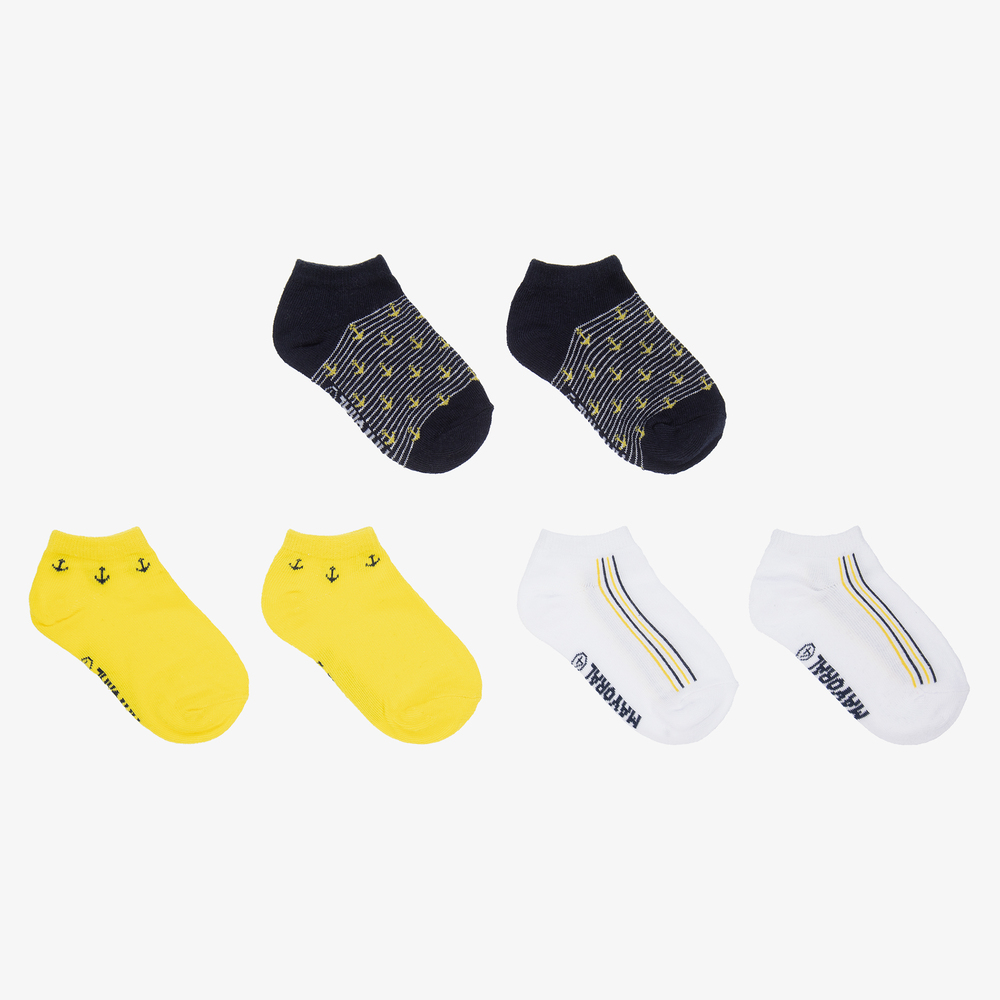 Mayoral - Teen Trainer Socks (3 Pairs) | Childrensalon