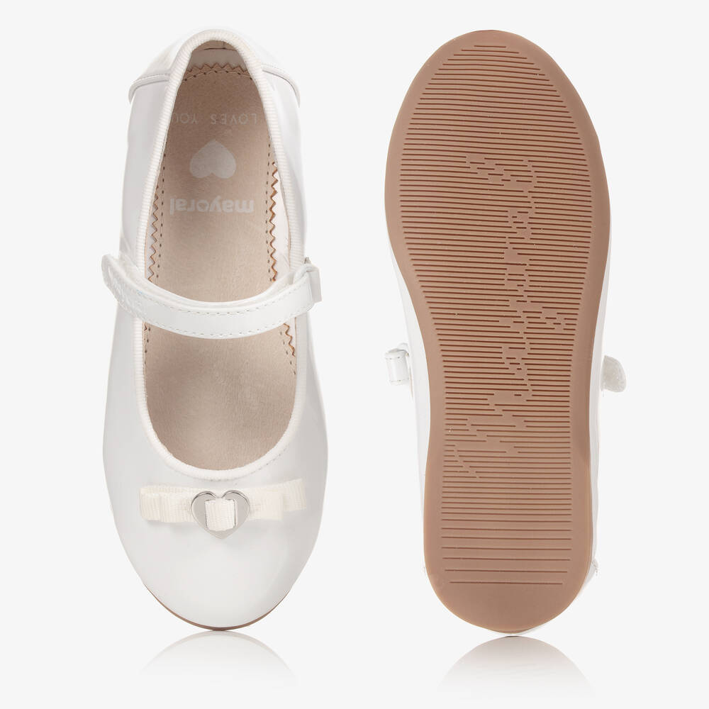 Mayoral - Teen White Ballerina Shoes