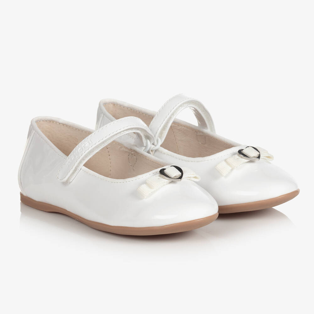 Childrens white ballet shoes store