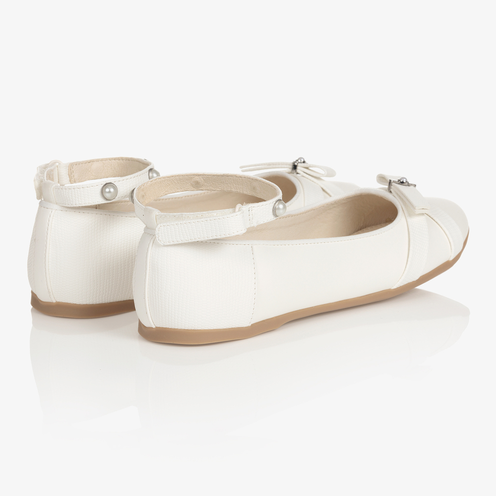 Mayoral-Белые лодочки из искусственной кожи для подростков | Childrensalon Outlet