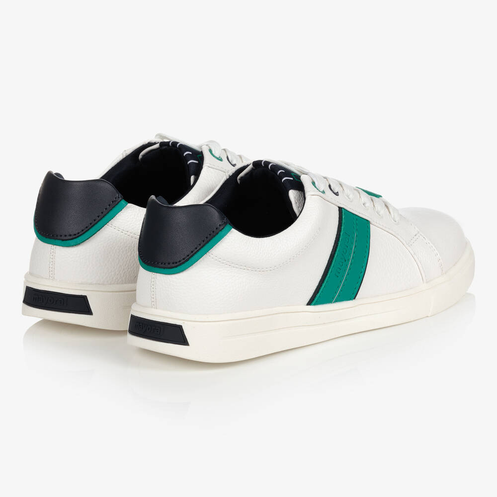 Mayoral-Бело-зеленые кроссовки для подростков | Childrensalon Outlet