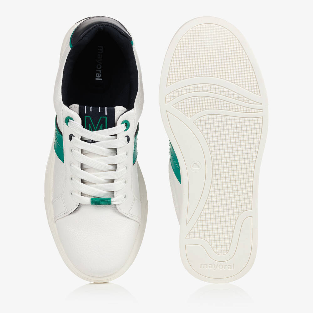 Mayoral-Бело-зеленые кроссовки для подростков | Childrensalon Outlet