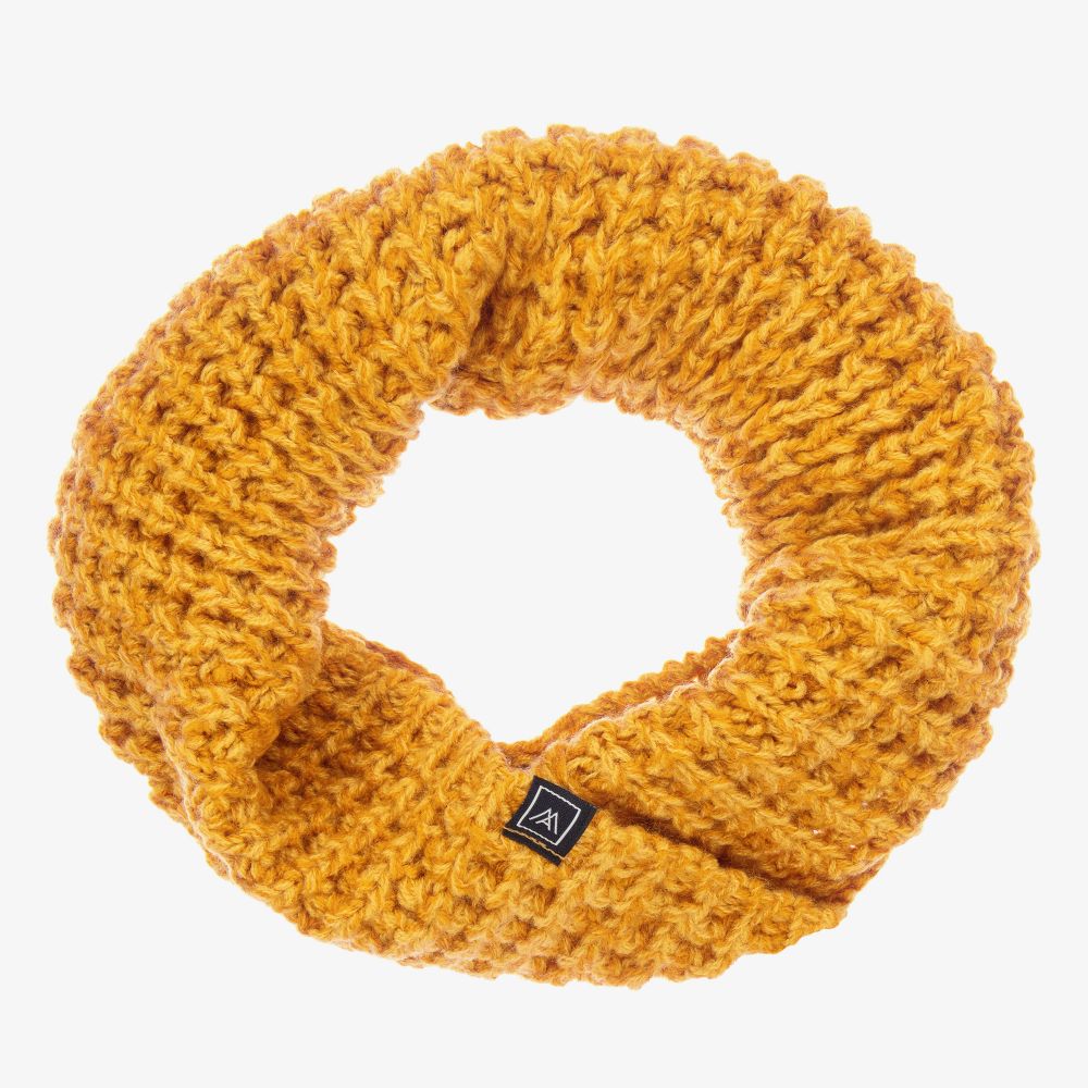 Mayoral - Teen Yellow Knitted Snood | Childrensalon