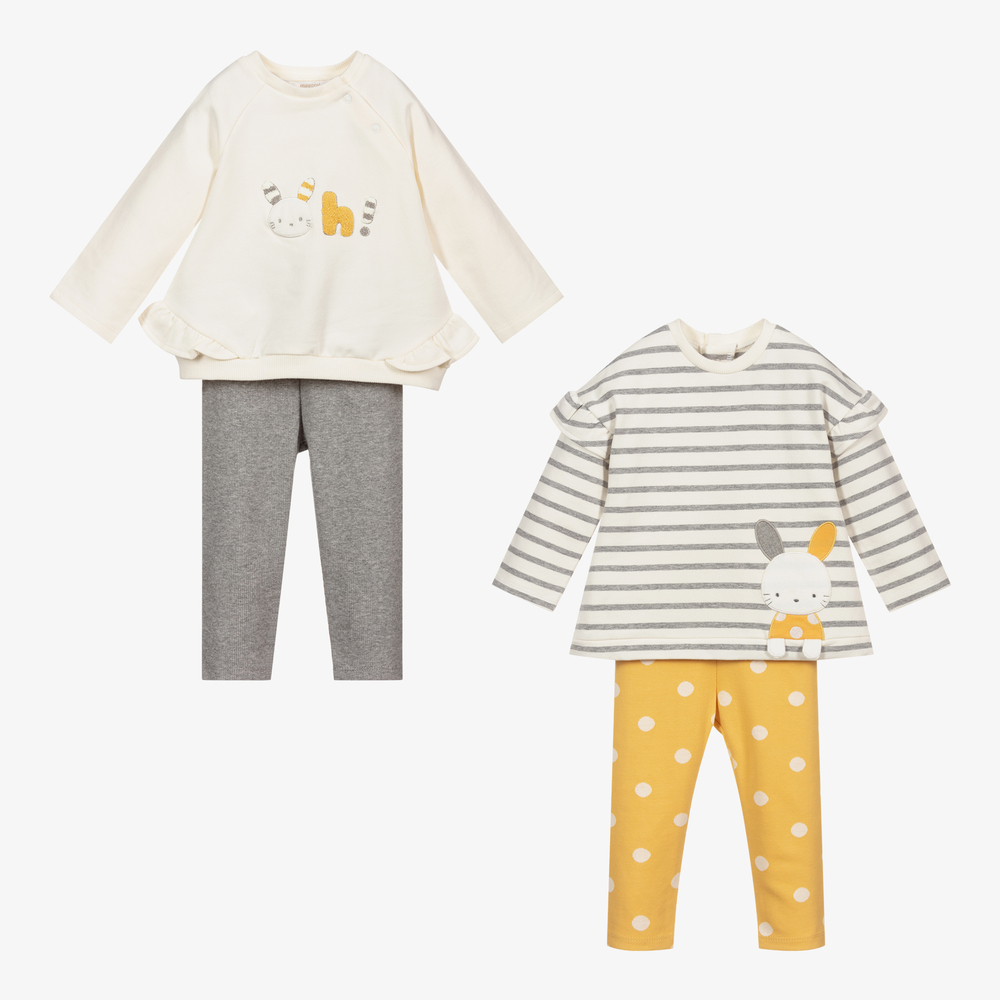 Mayoral Newborn - Ensembles haut et legging (x 2) | Childrensalon