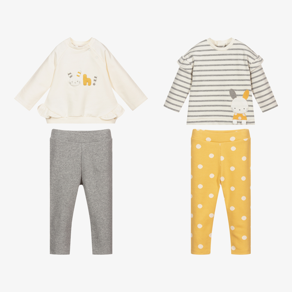 Mayoral Newborn-Top & Leggings Sets (2 Pack) | Childrensalon Outlet