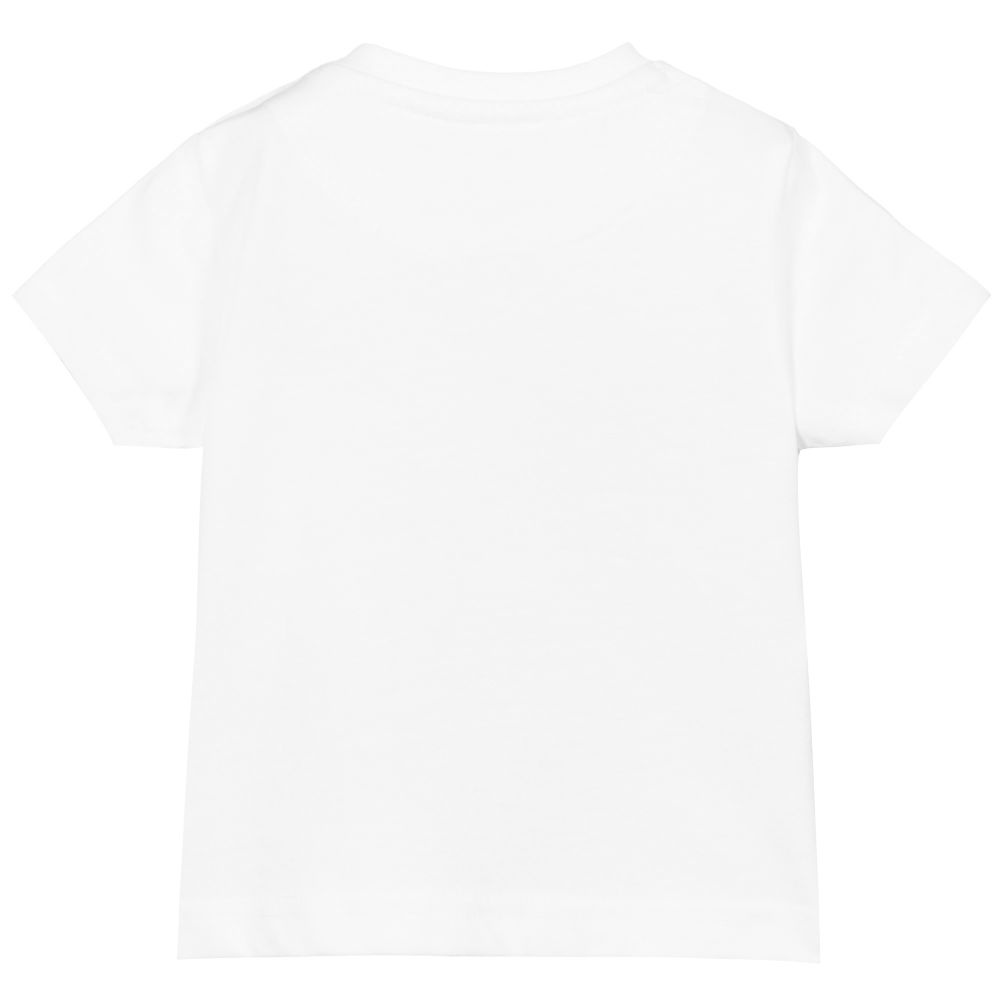 Mayoral-Белая футболка с изображением пса-капитана | Childrensalon Outlet