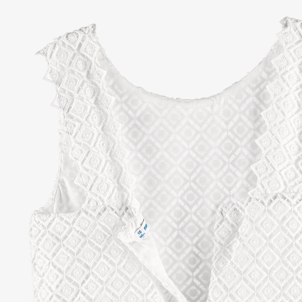 Mayoral-White Dress | Childrensalon Outlet