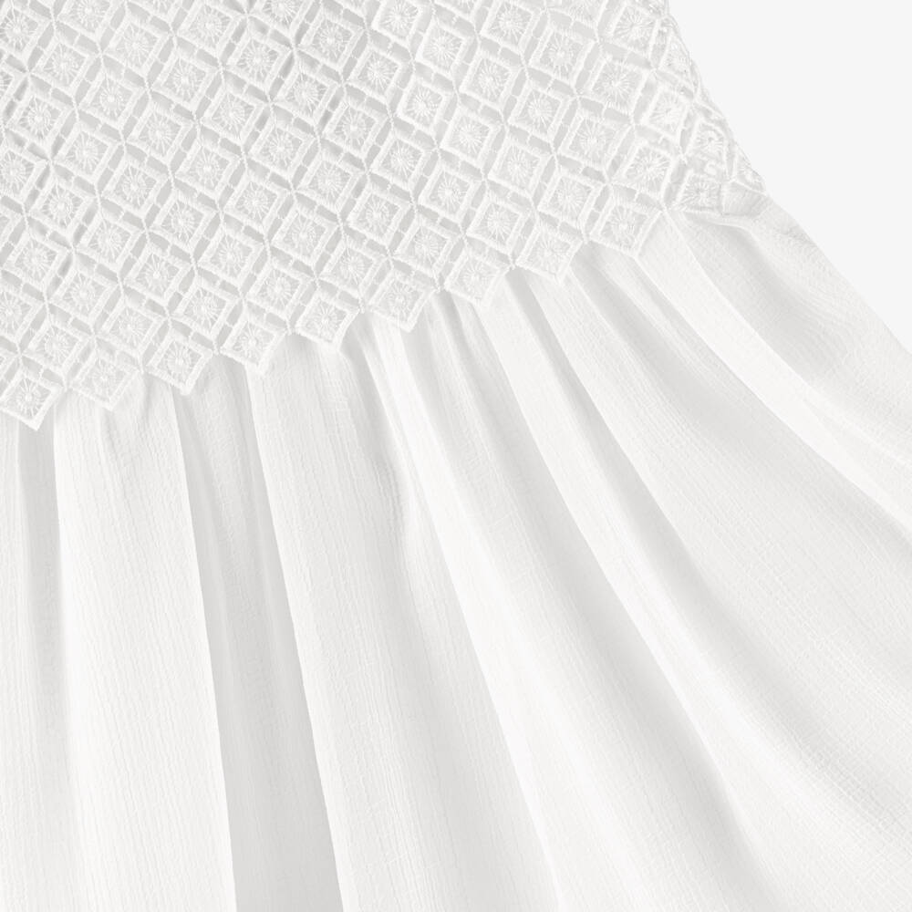 Mayoral-White Dress | Childrensalon Outlet