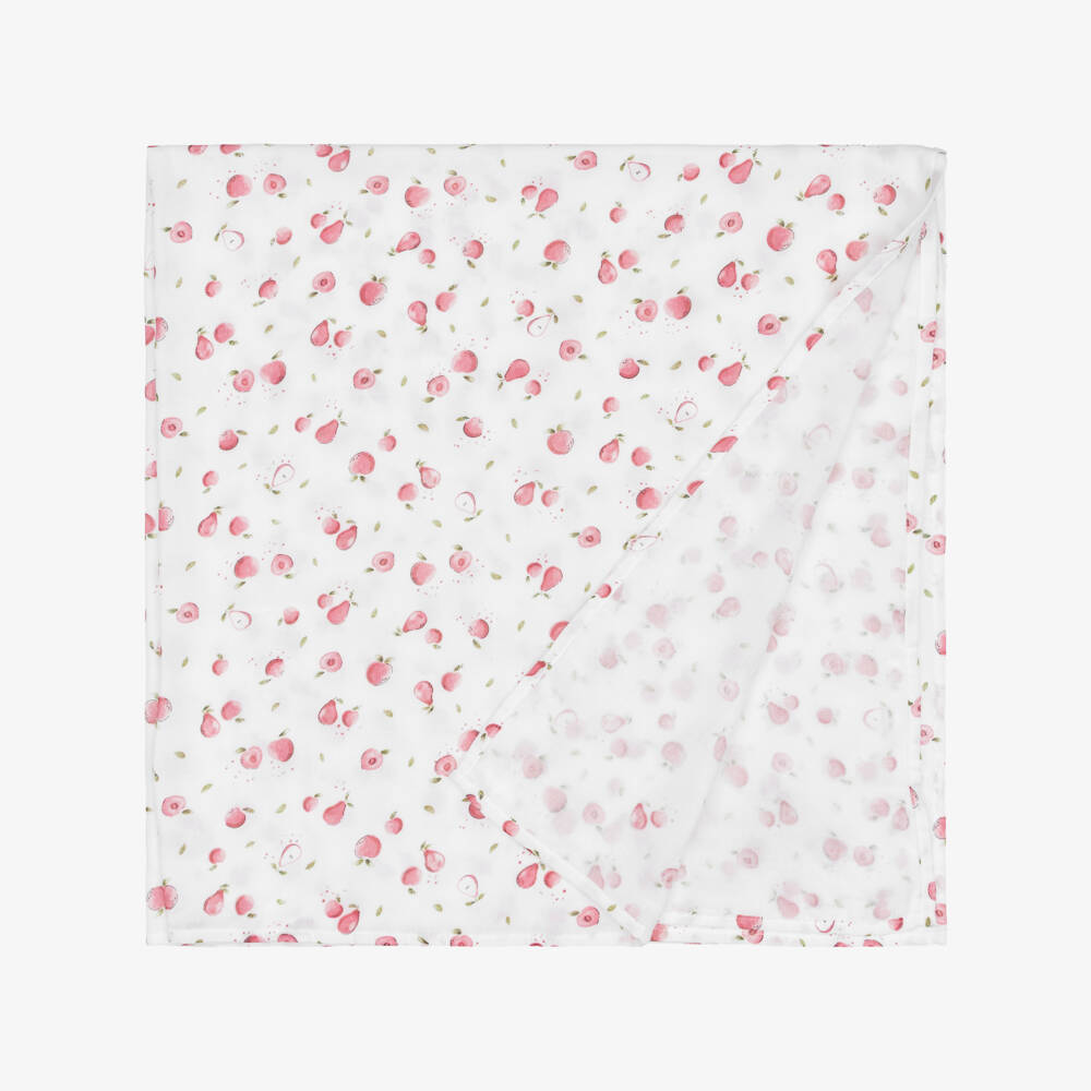 Mayoral Newborn-White Fruits Swaddle | Childrensalon Outlet