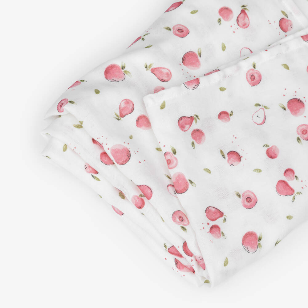 Mayoral Newborn-White Fruits Swaddle | Childrensalon Outlet