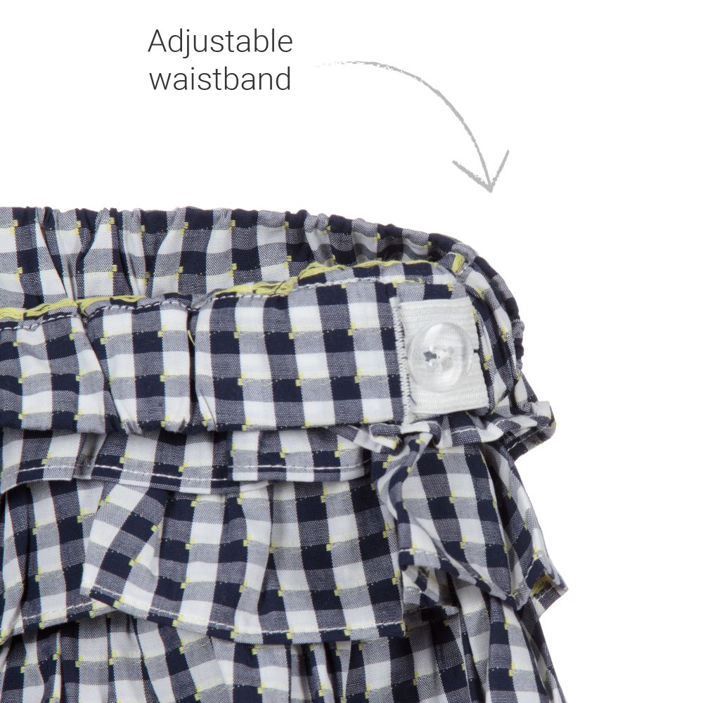 Mayoral-White & Navy Blue Shorts Set | Childrensalon Outlet