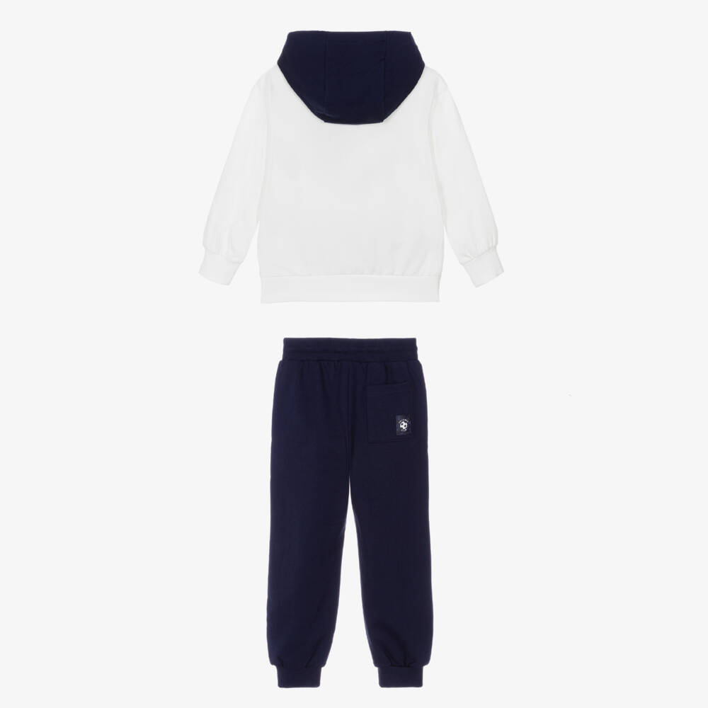 Mayoral-White & Navy Player Tracksuit | Childrensalon Outlet