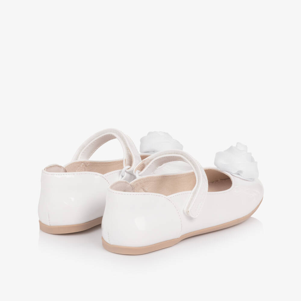 Mayoral-White Patent Pumps | Childrensalon Outlet