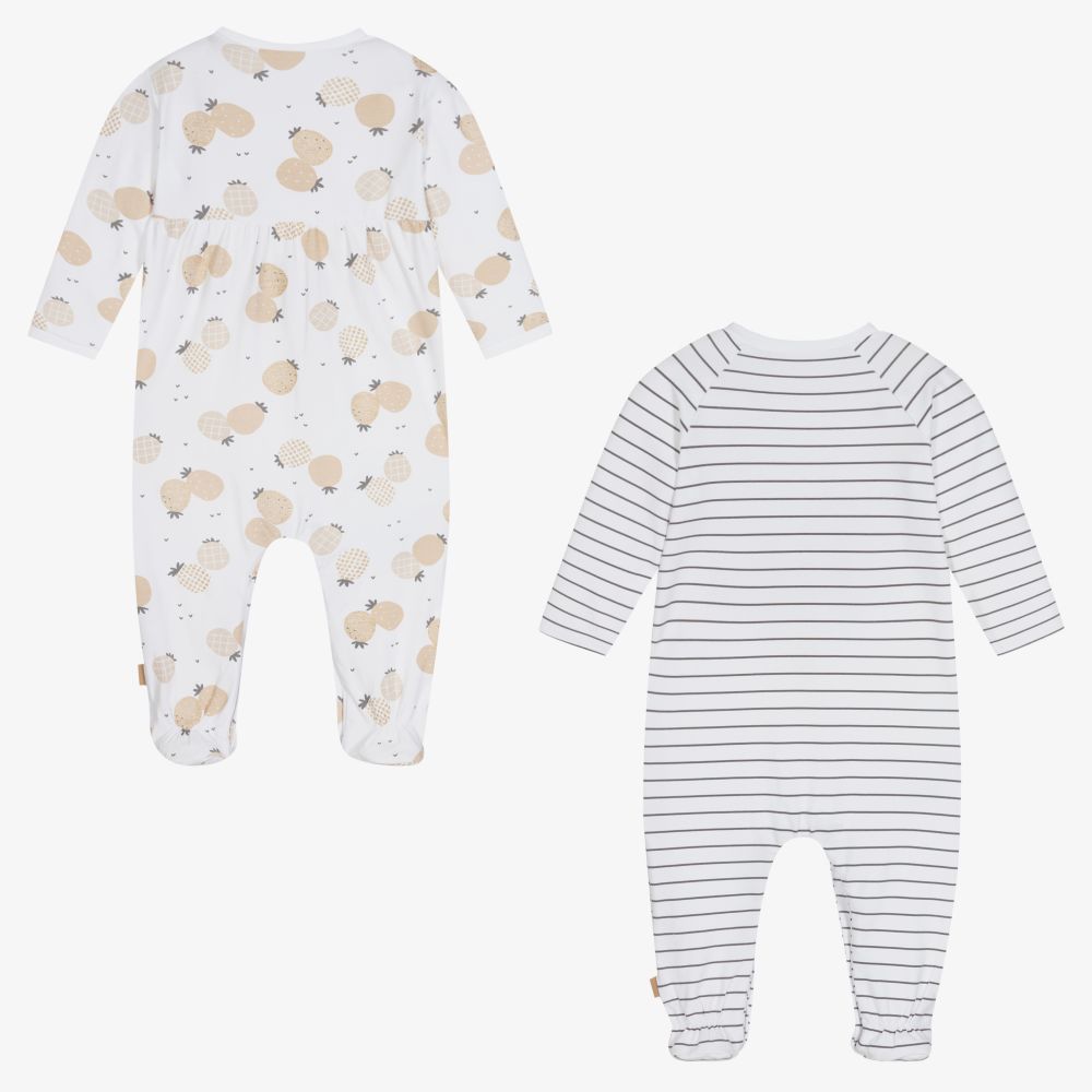 Mayoral Для новорожденных-Белые комбинезоны с ананасами | Childrensalon Outlet