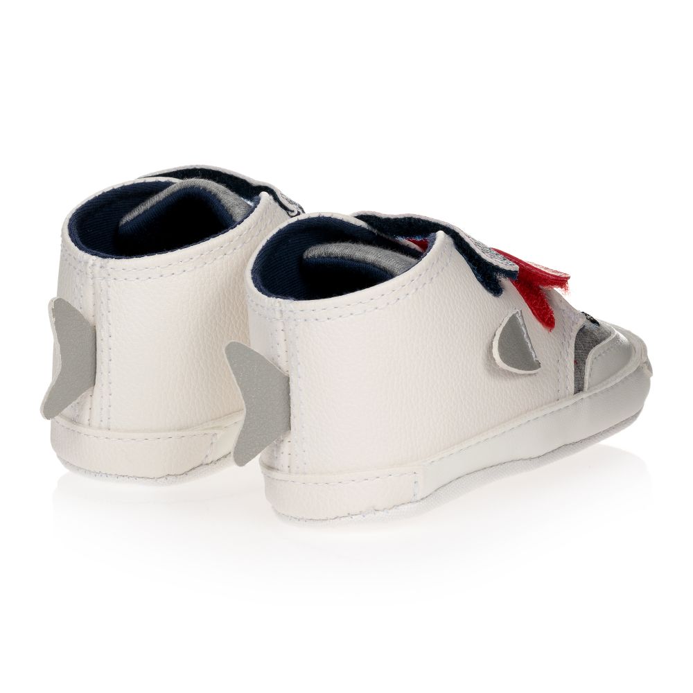 Mayoral-Белые кроссовки с акулами | Childrensalon Outlet