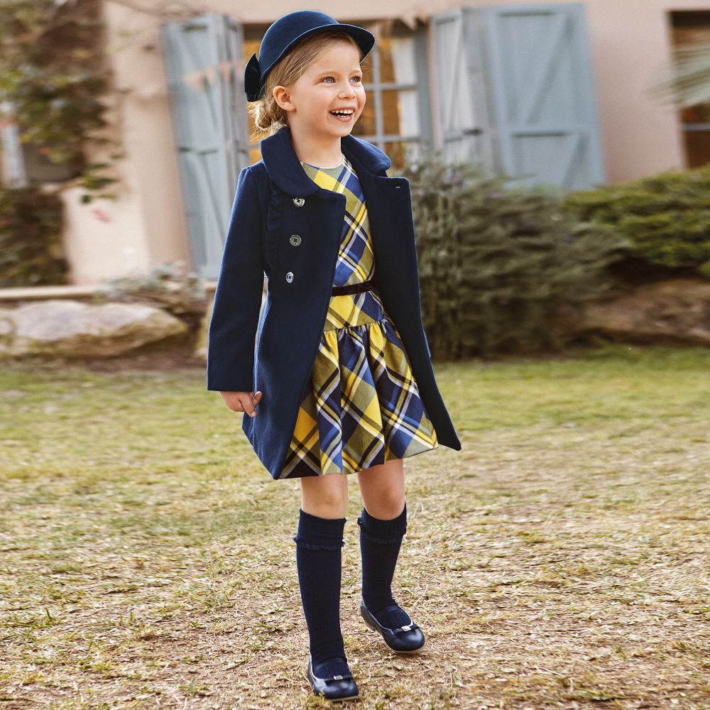 Mayoral blue sales dress