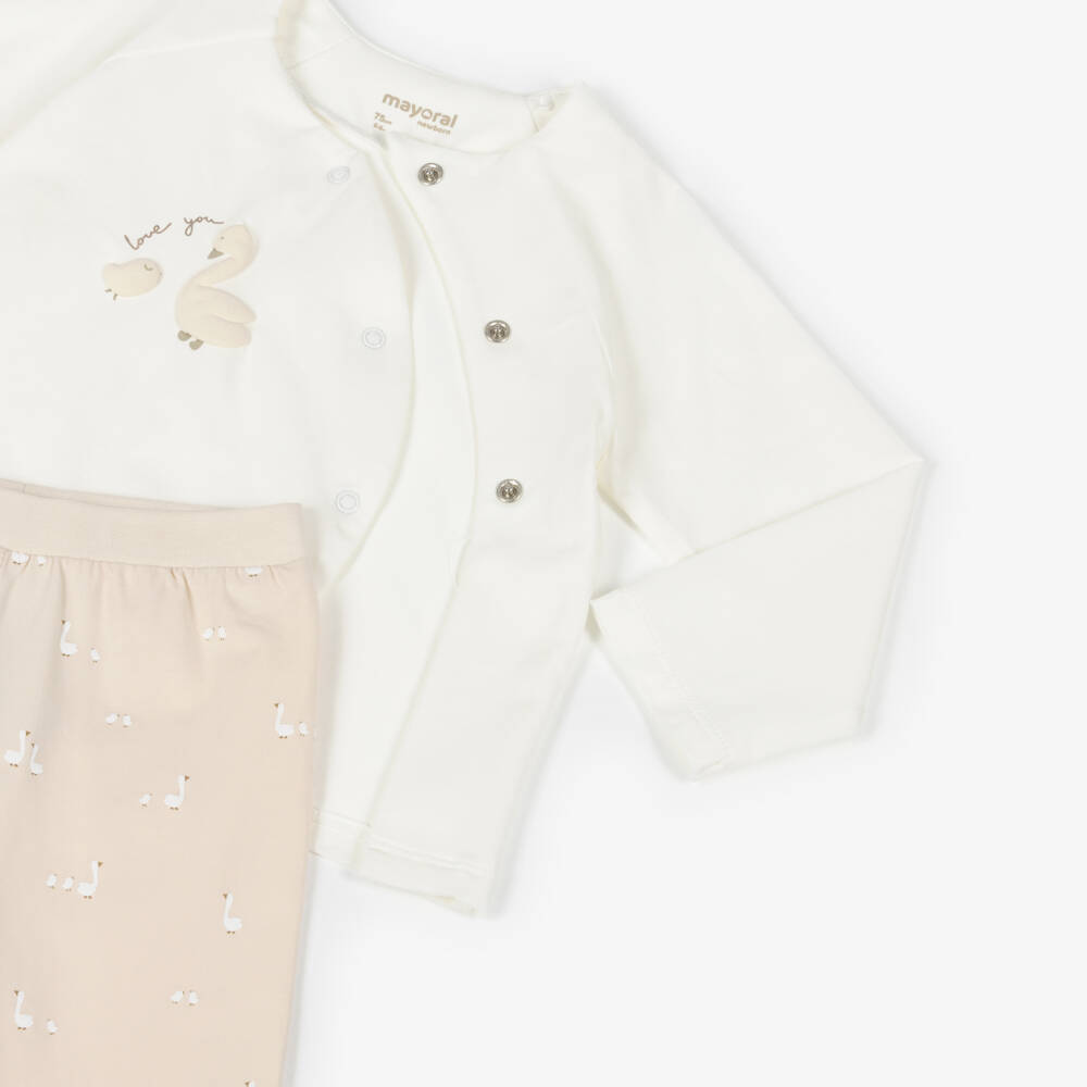 Mayoral Newborn-Yellow Duck Babysuit Set | Childrensalon Outlet
