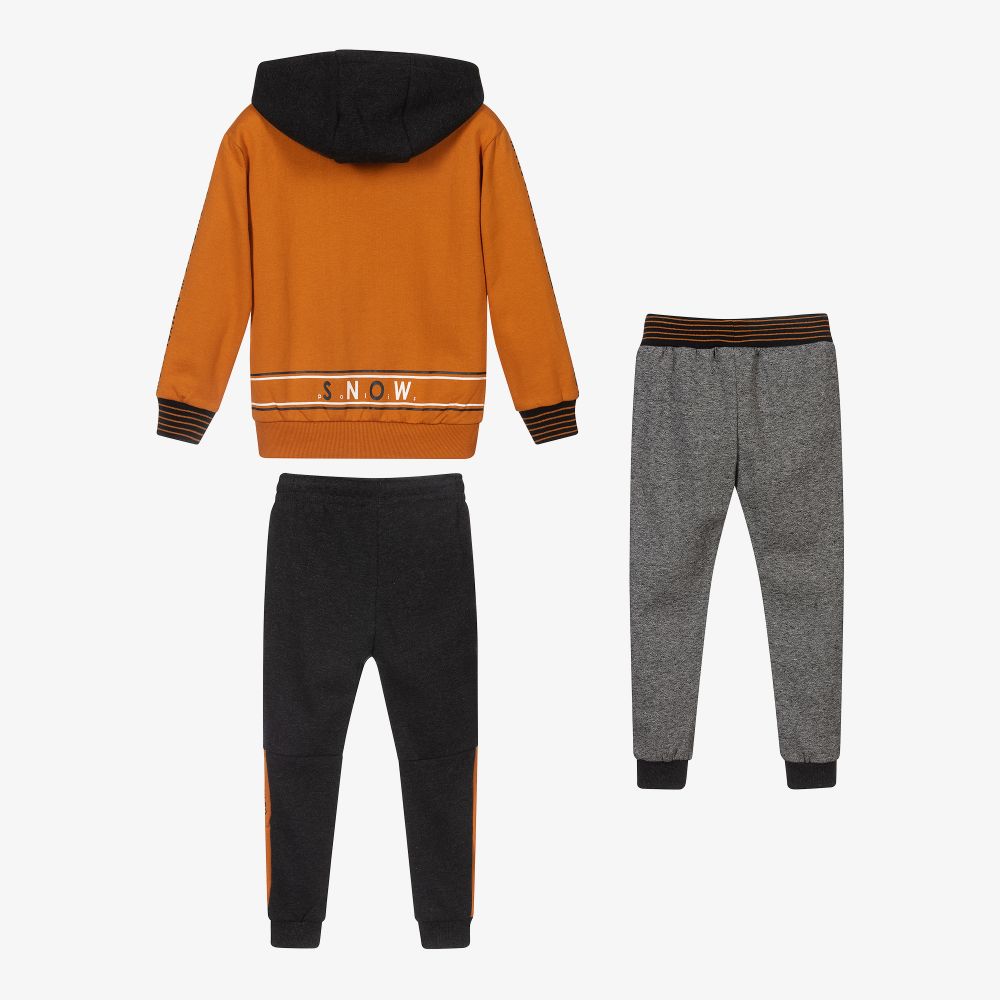 Mayoral-Yellow & Grey Tracksuit | Childrensalon Outlet