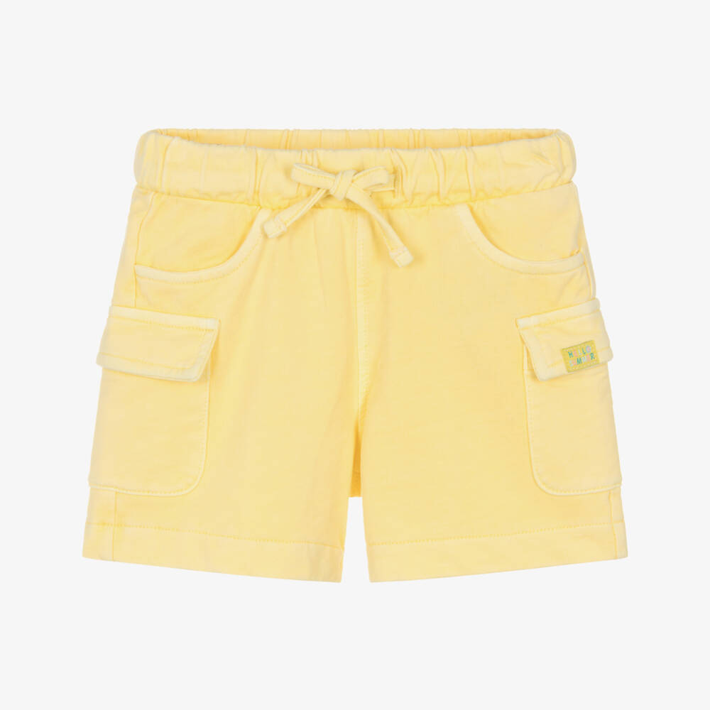 Mayoral-Yellow Jersey Shorts | Childrensalon Outlet