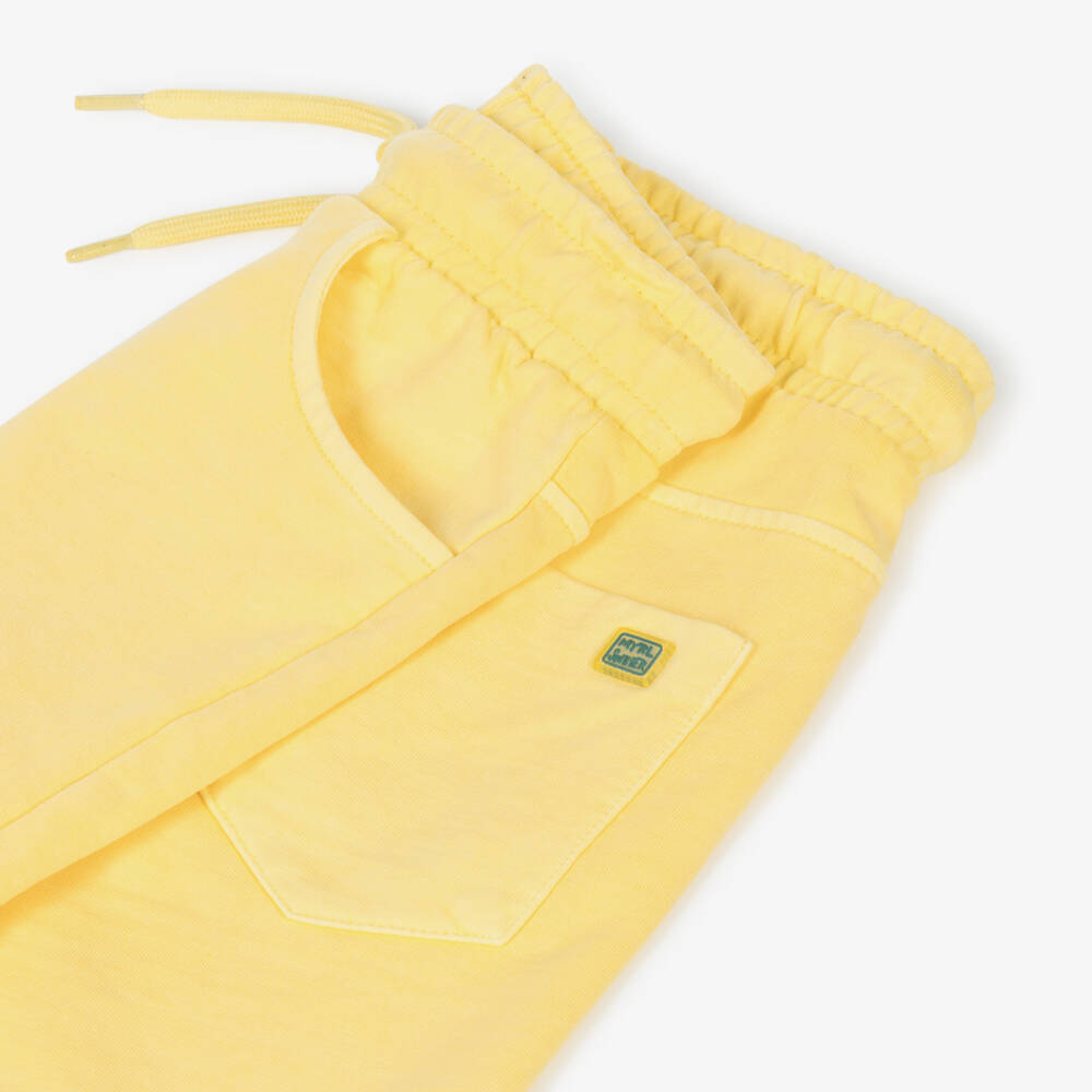 Mayoral-Yellow Jersey Shorts | Childrensalon Outlet