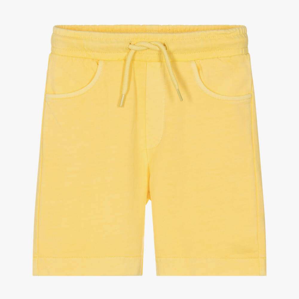 Mayoral-Yellow Jersey Shorts | Childrensalon Outlet