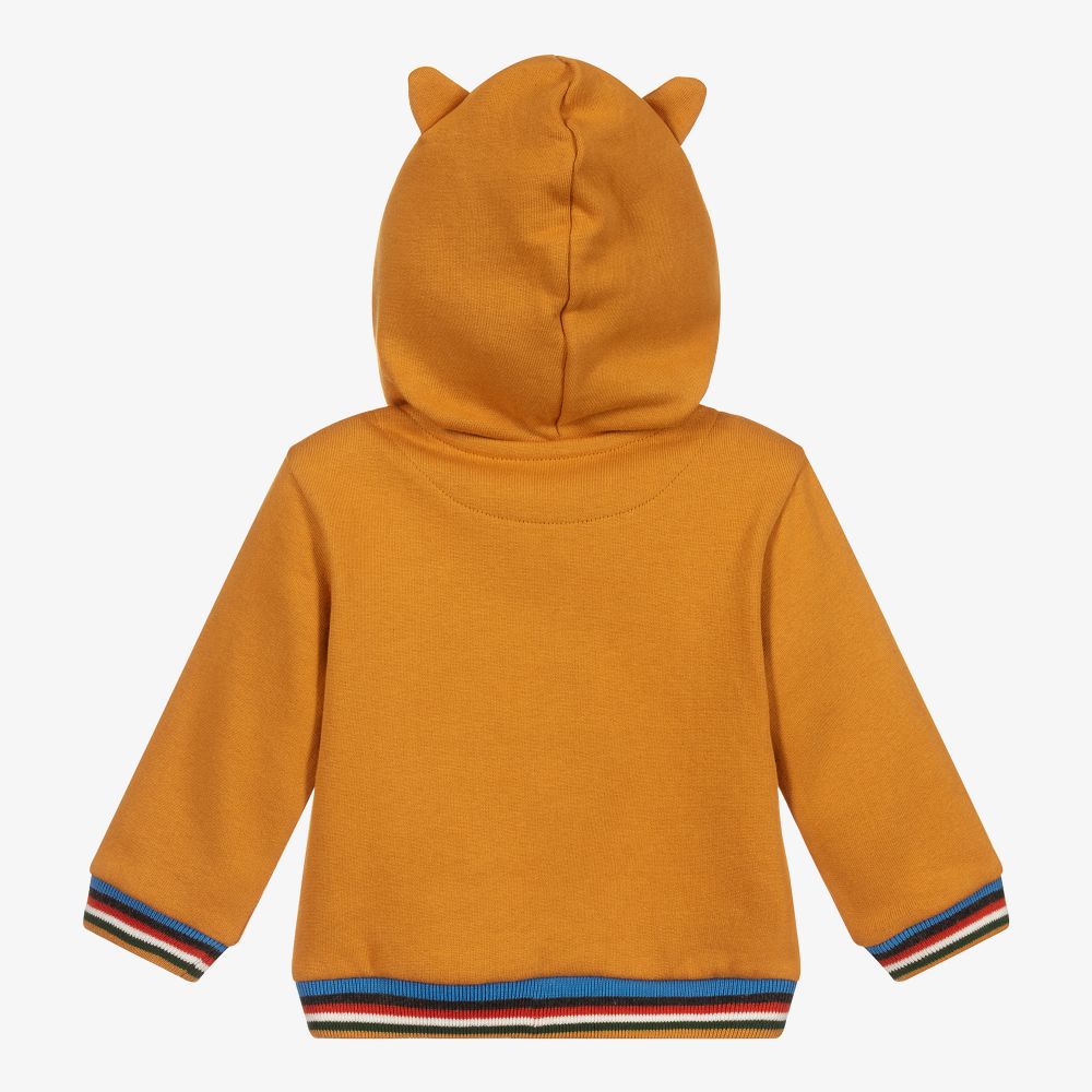 Mayoral Yellow Tiger Zip Up Hoodie Childrensalon Outlet