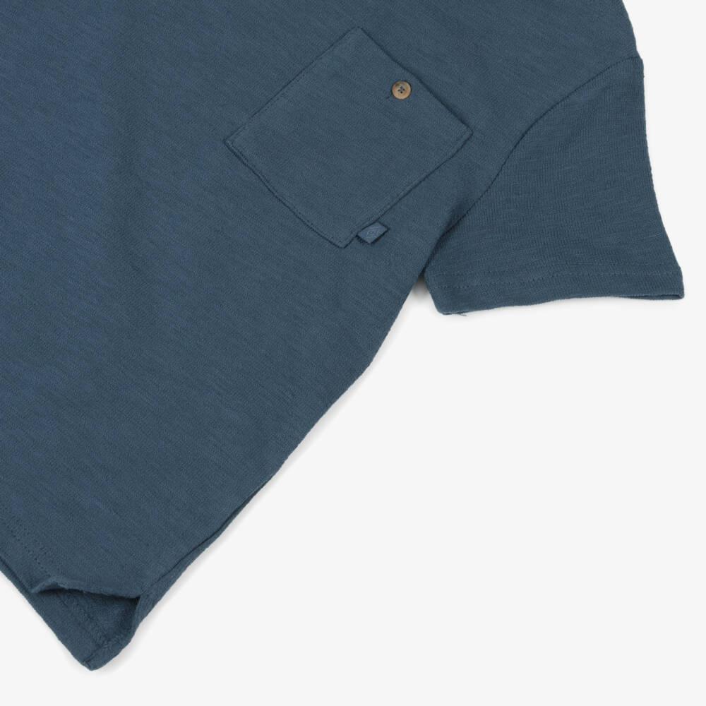 Mayoral Nukutavake-Young Gentleman's Navy Textured Polo | Childrensalon Outlet