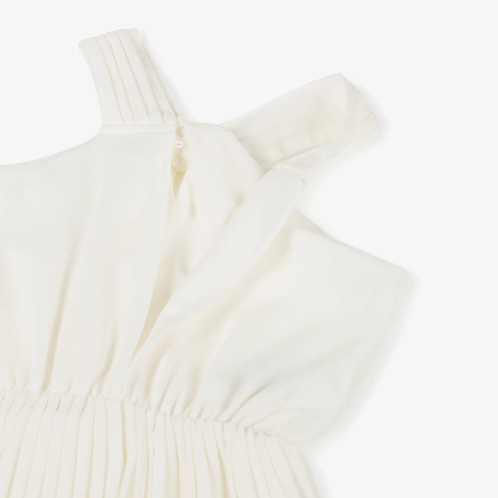 Mayoral-Кремовый комбинезон на бретелях для девочек | Childrensalon Outlet