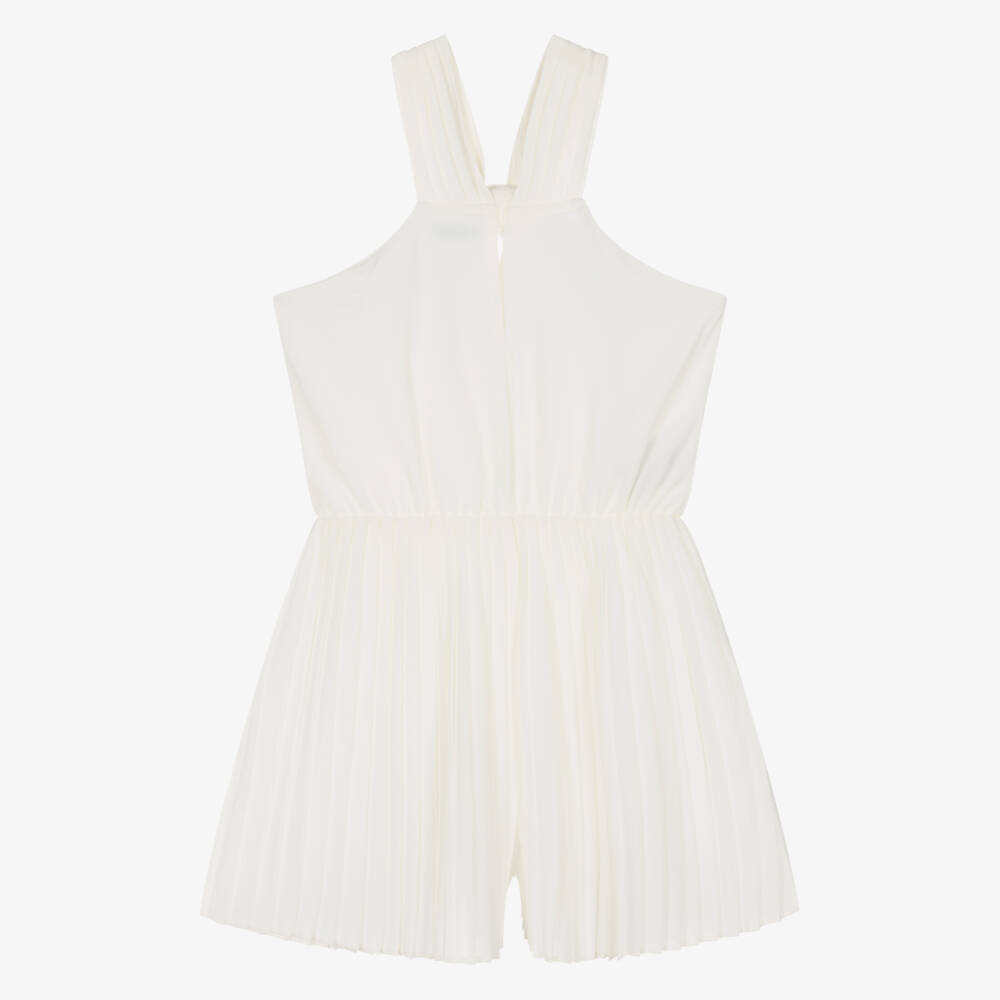 Mayoral-Кремовый комбинезон на бретелях для девочек | Childrensalon Outlet