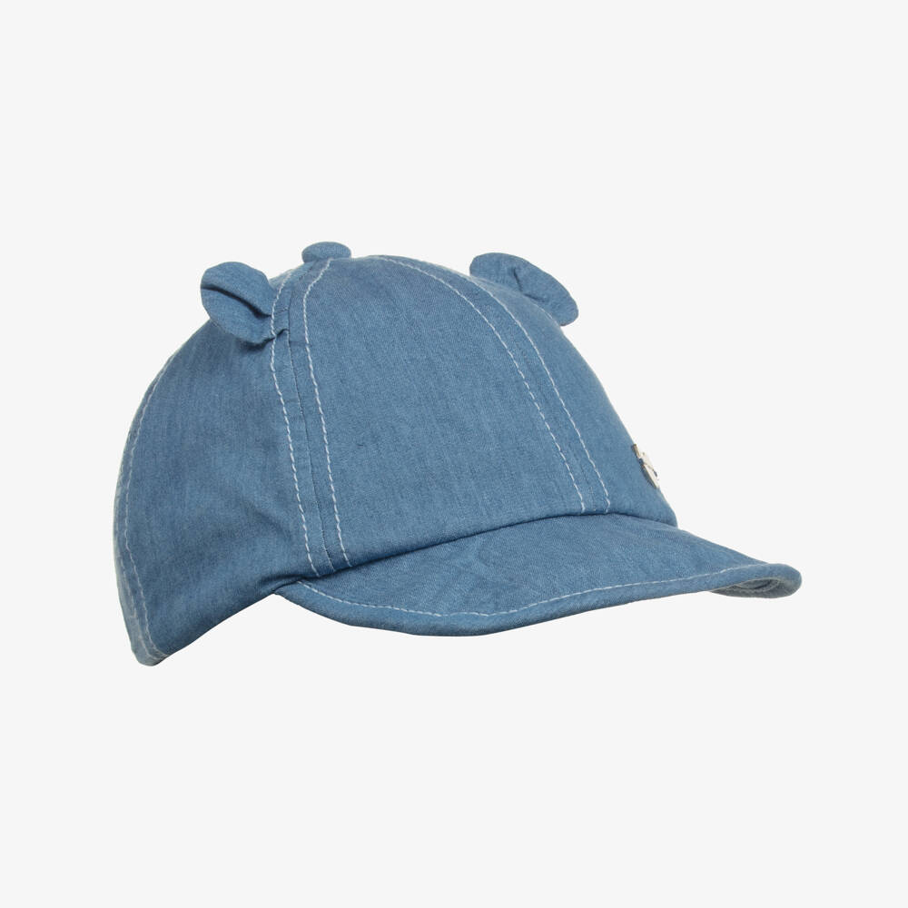 Mayoral-Young Ladies' Sky Kitty Cotton Hat | Childrensalon Outlet