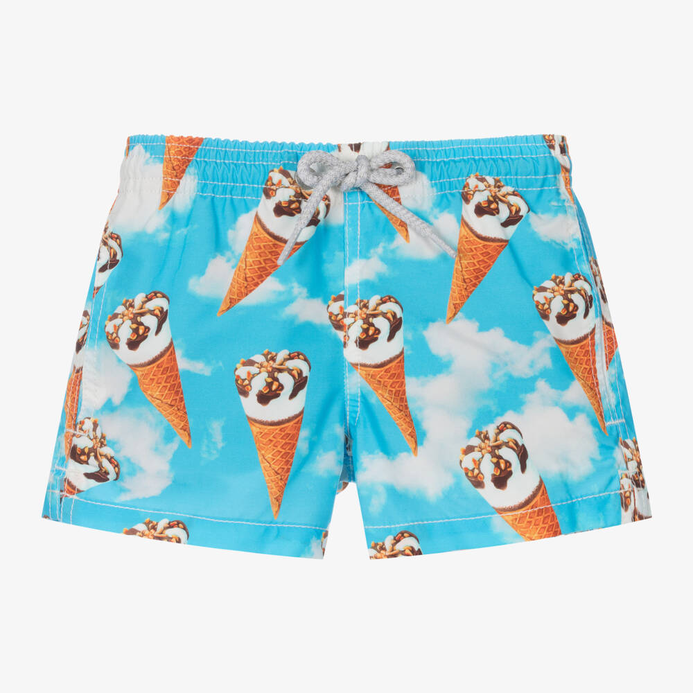 MC2 Saint Barth-Boys Azure Ice Cream Swimwear | Childrensalon Outlet