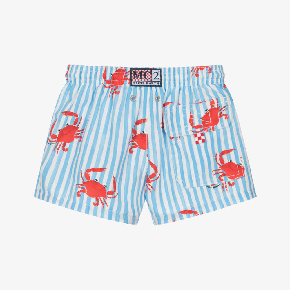 MC2 Saint Barth-Плавки в полоску с крабом для мальчиков | Childrensalon Outlet