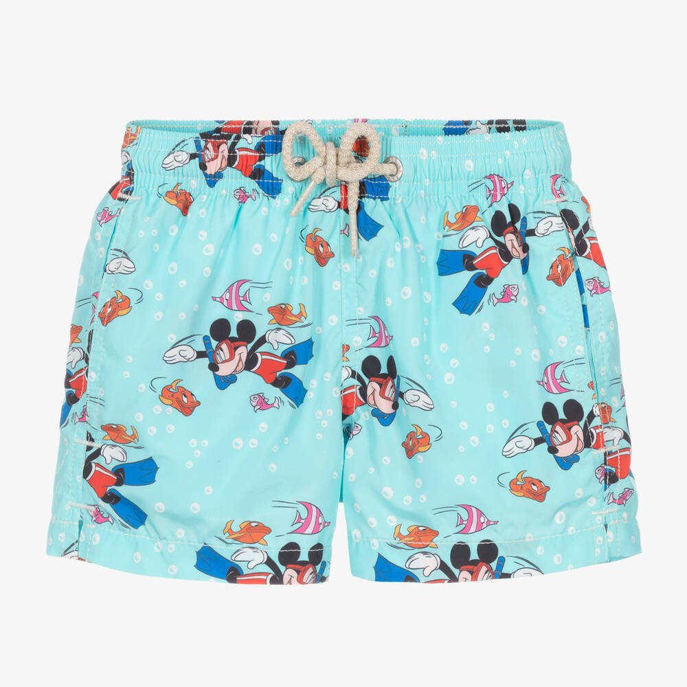 MC2 Saint Barth Boys Blue Disney Swim Shorts Childrensalon Outlet