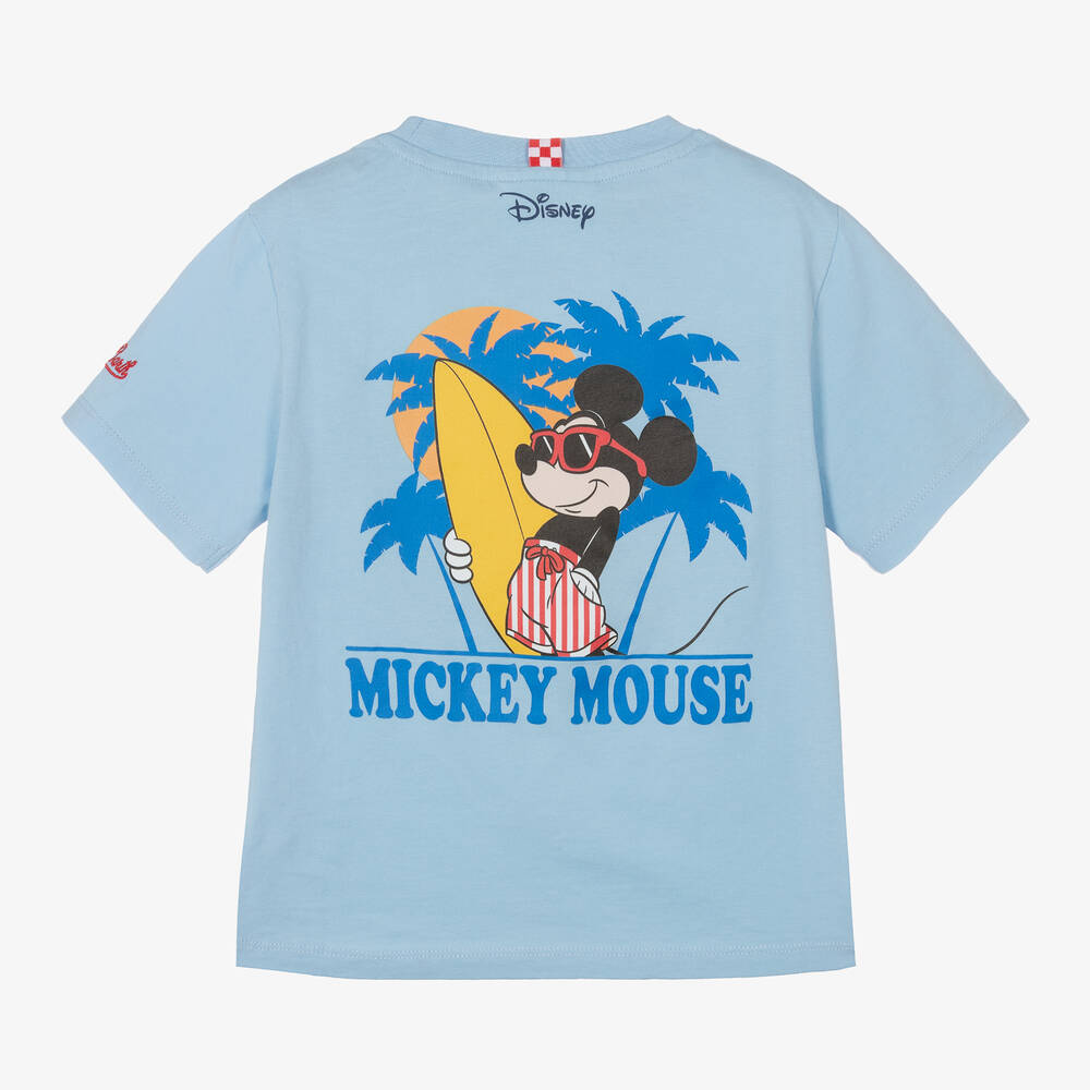 MC2 Saint Barth Boys Blue Organic Cotton Disney T Shirt